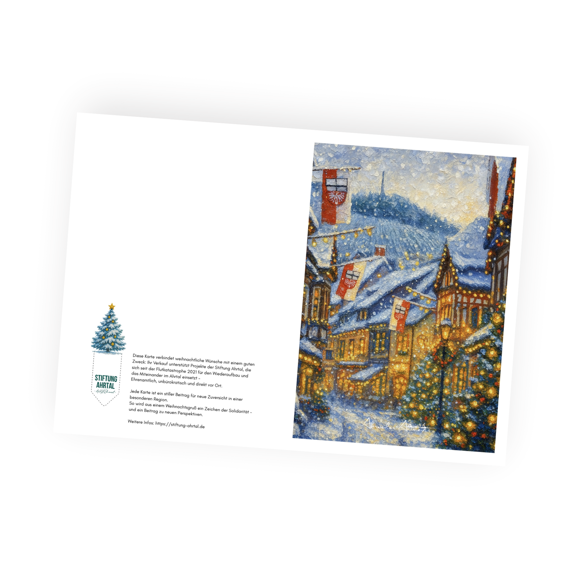 Weihnachtliche Klappgrußkarten (verschiedene Motive) – Bild 4