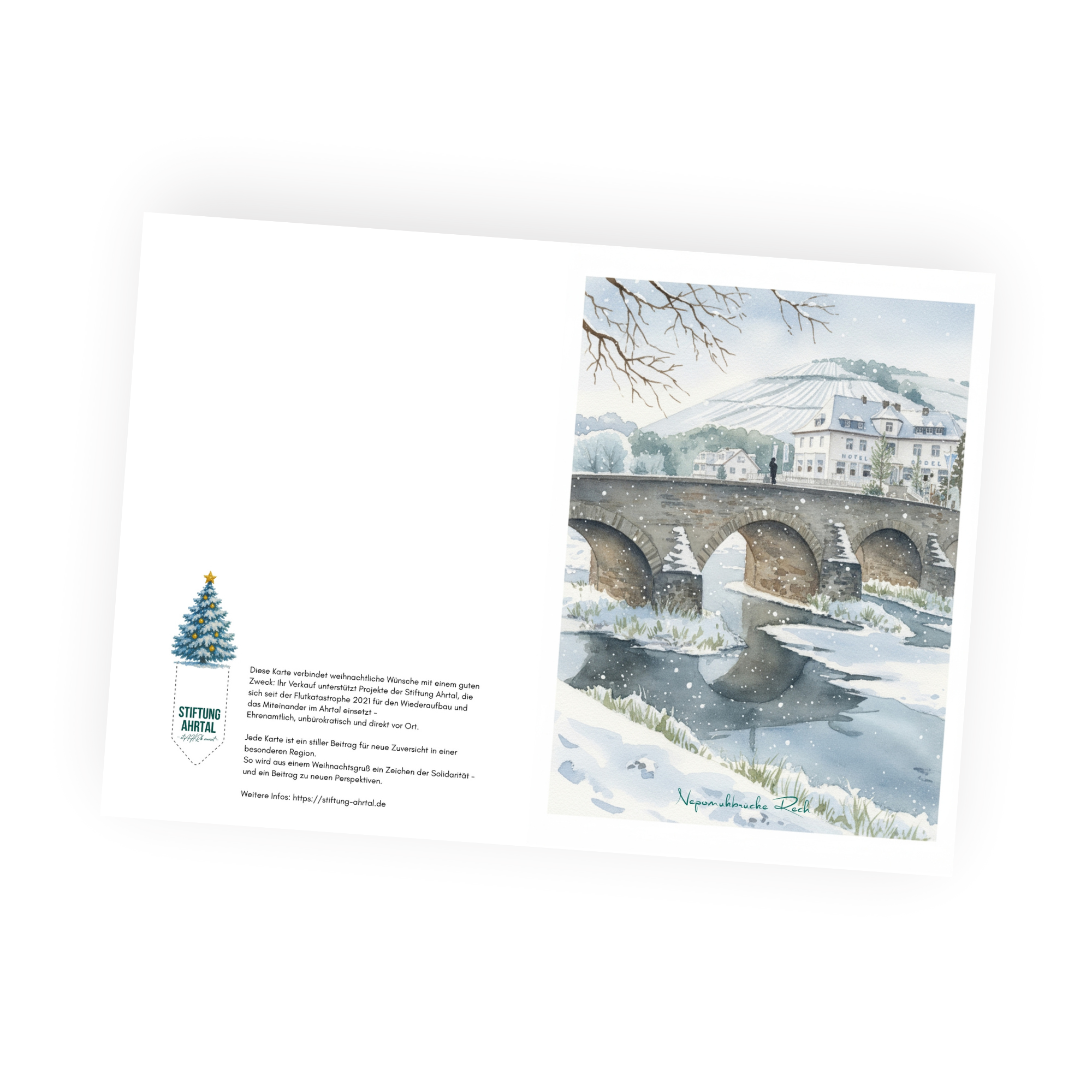 Weihnachtliche Klappgrußkarten (verschiedene Motive) – Bild 3