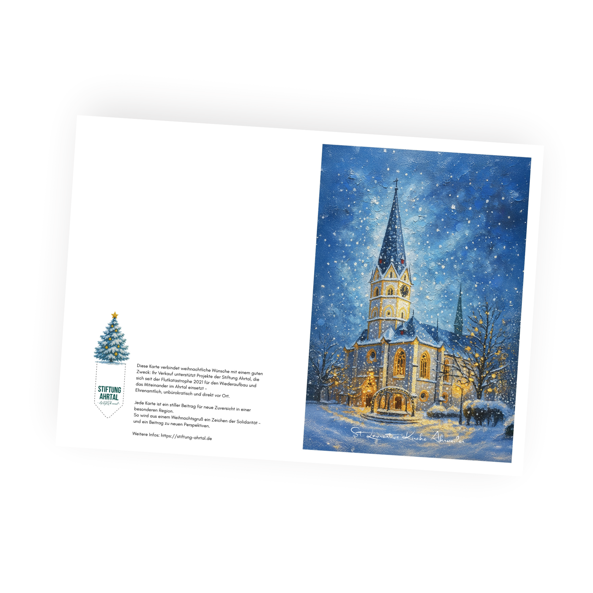 Weihnachtliche Klappgrußkarten (verschiedene Motive) – Bild 2