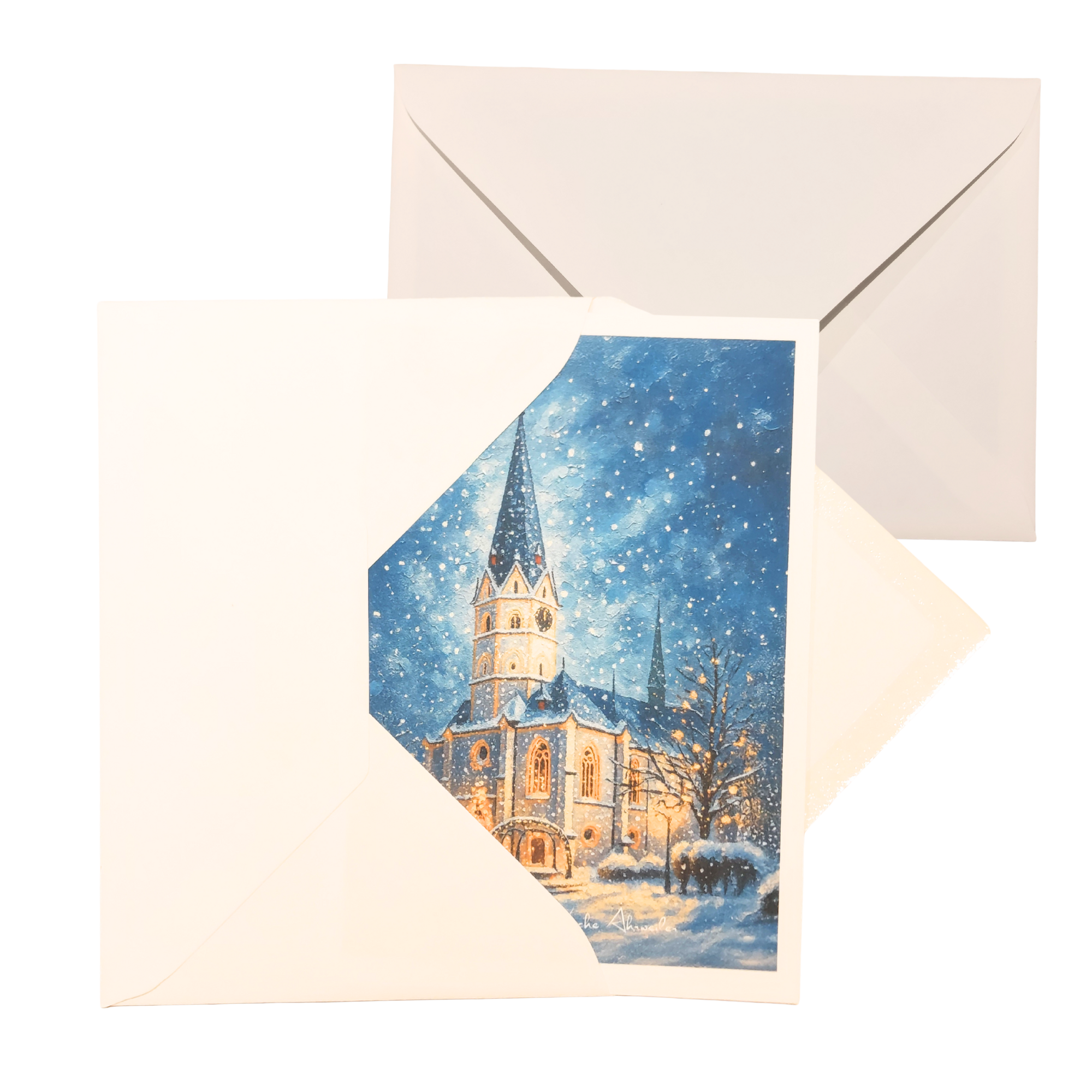 Weihnachtliche Klappgrußkarten (verschiedene Motive) – Bild 8