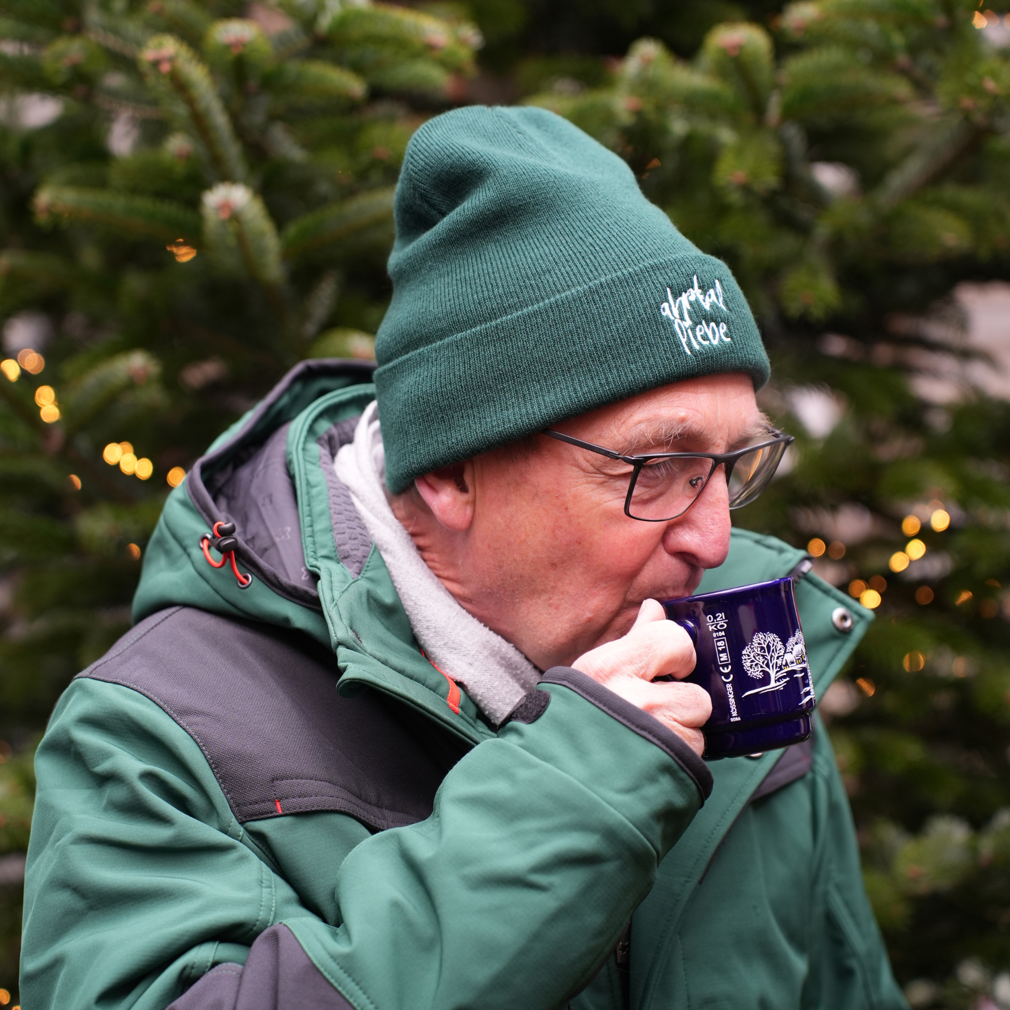 Mütze aus Baumwolle mit Schriftzug ahrtalliebe